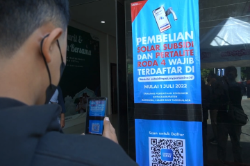 Warga Bandung manfaatkan posko pendaftaran penerima BBM bersubsidi