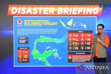 BNPB sebut banjir bandang Parigi Moutong capai ketinggian air 150 cm