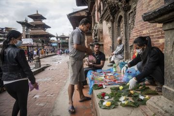 Festival tradisional Lalitpur Nepal tunjukkan warga jaga tradisi lama