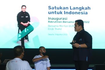 Erick Thohir titip masa depan RI kepada 2.700 pegawai baru BUMN