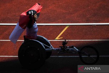 Maria Goreti sabet medali emas balap kursi roda 400 meter putri ASEAN Para Games
