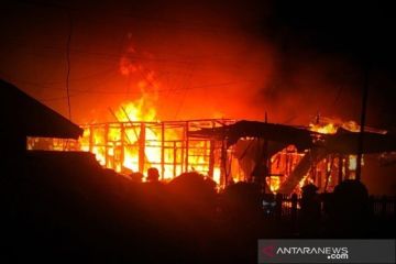 Kebakaran enam petak rumah terjadi di Karet Tengsin Jakpus