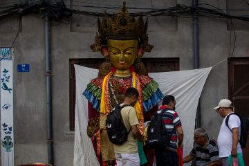 Umat Buddha di Nepal rayakan Festival Pancha Dan