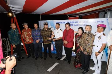 Wakil Gubernur Bali hadiri jamuan di kapal perang India INS Sumedha