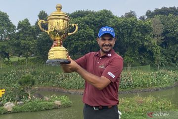 Pegolf India Gaganjeet Bhullar juarai Mandiri Indonesia Open 2022