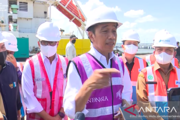 Presiden Jokowi kaget realisasi Terminal Kijing Pontianak begitu besar