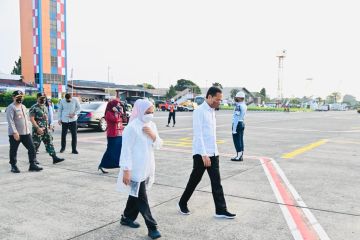 Presiden Jokowi bertolak ke Kalimantan Barat resmikan Terminal Kijing