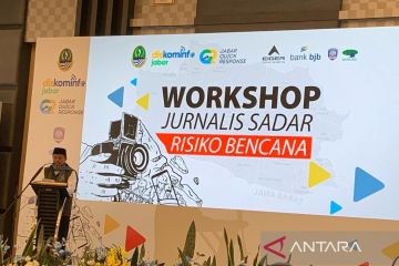 100 wartawan ikuti pelatihan sadar risiko bencana di Garut-Jabar