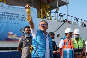 Menteri Perdagangan sebut harga rata-rata minyak goreng kini Rp14 ribu per liter
