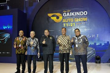 GIIAS 2022 resmi dibuka, Airlangga apresiasi kehadiran EV di Indonesia