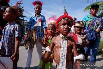 Pawai Karnaval Kemerdekaan RI di Sentani, Papua