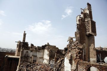 Hujan lebat di Yaman hancurkan 5 bangunan bersejarah di kota tua Sanaa