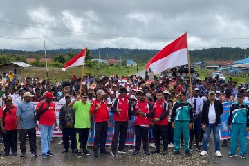 Karnaval HUT Kemerdekaan RI ke-77 digelar di Nduga-Papua