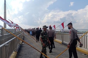 Jambi kibarkan 1.000 bendera di atas Sungai Batanghari