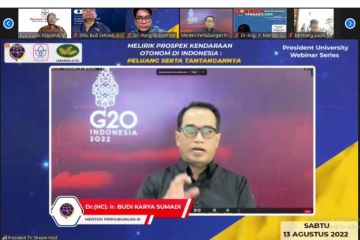 Menhub Budi Karya Sumadi dorong perguruan tinggi dan swasta hadirkan kendaraan otonom