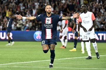 Neymar dan Mbappe pimpin PSG gulung Montpellier 5-2
