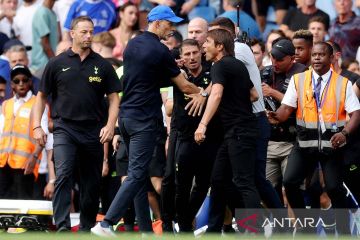 Laga imbang Chelsea vs Tottenham Hotspur diwarnai bentrok duo pelatihnya