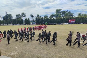 33 pelajar Lampung pelatihan paskibra untuk tugas HUT RI