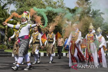 Scouts fashion carnaval guna memperingati hari Pramuka