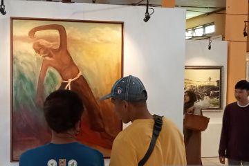 Karya Djoko Pekik ikut dipajang di pameran seni lukis nasional Kalsel