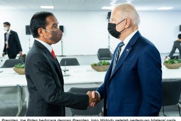 Presiden AS Joe Biden ucapkan selamat HUT Kemerdekaan RI kepada Jokowi