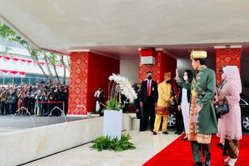 Presiden Jokowi hadiri sidang tahunan MPR tahun 2022