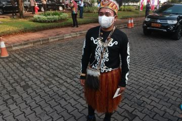 Stafsus Presiden hadiri Peringatan HUT RI kenakan baju adat Papua