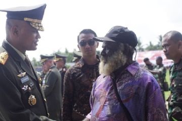 Mantan pimpinan OPM hadiri upacara HUT Ke-77 RI di Arso