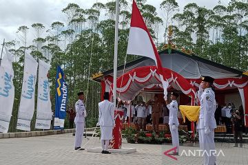 Detik-detik Proklamasi diperingati di titik nol ibu kota negara baru