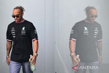 Hamilton akui Mercedes jauh tertinggal dari rival-rivalnya di Bahrain