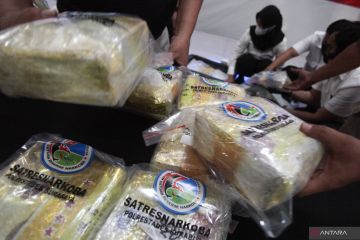 Polrestabes Surabaya amankan 90,7 kg sabu