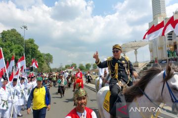 Ribuan masyarakat Karanganyar antusias saksikan Karnaval HUT RI