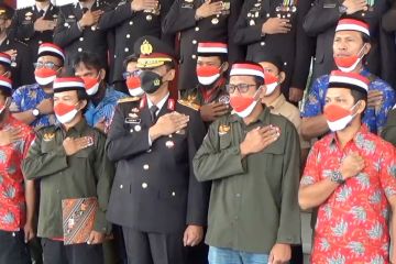 19 eks napiter ikut upacara kemerdekaan sekaligus ikrar setia NKRI