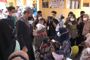 Bulan Imunisasi Anak Nasional di Kota Bogor dan Majalengka
