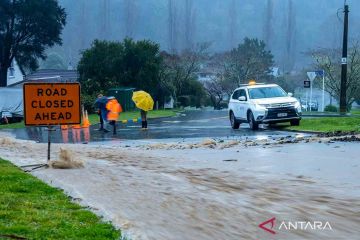 Curah hujan tinggi sebabkan banjir dan tanah longsor di Kota Nelson, Selandia Baru