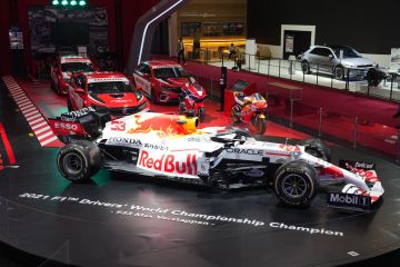 Honda tampilkan mobil F1 berteknologi turbo hybrid di GIIAS 2022