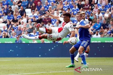 Bermain di kandang, Leicester City keok 1-2 lawan Southampton