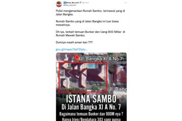 Polri ungkapkan fakta video tumpukan uang di rumah Ferdy Sambo