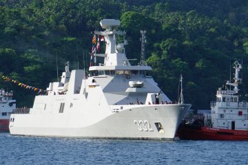 KRI GNR -332 singgah di Bitung usai Latma Rimpac