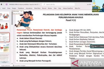 Fasilitator Sekolah: Anak berhadapan hukum harus dilindungi sekolah