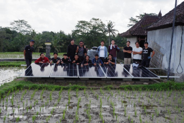 Irigasi petani di Ubud Bali jadi lancar berkat pompa air tenaga surya