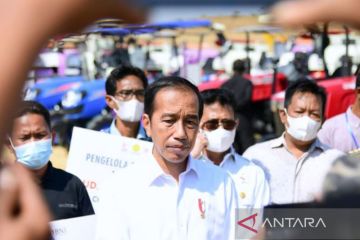 Presiden Jokowi: Penggunaan mesin pertanian tekan kerugian pangan