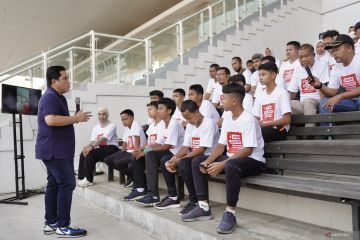 Erick Thohir dukung program Bangga Merah Putih Mendunia