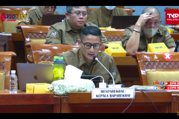 Sandiaga: Capaian kerja Kemenparekraf di 2021 sesuai target