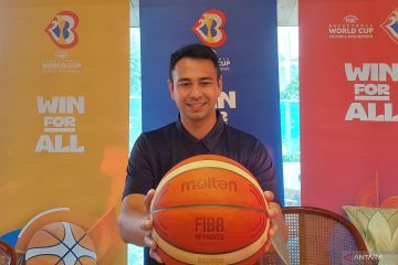 Raffi Ahmad jadi duta Piala Dunia Bola Basket FIBA 2023