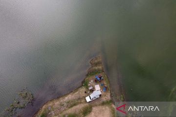 Serunya wisata berkemah di Waduk Sermo Yogyakarta