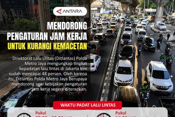 Mendorong pengaturan jam kerja untuk kurangi kemacetan Jakarta