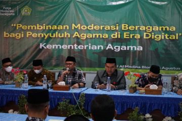 Penyuluh agama diminta optimalkan media digital perkuat moderasi