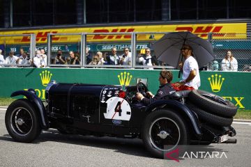 Parade pembalap F1 jelang balapan GP Belgia di Spa-Francorchamps