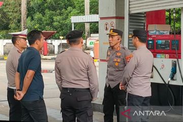 Polres Bangka Barat pantau distribusi BBM di sejumlah SPBU